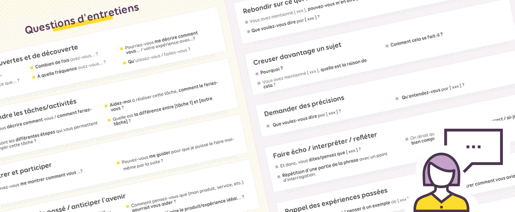 L’Aide-mémoire « Questions Type et Relances d’Entretiens Utilisateur »