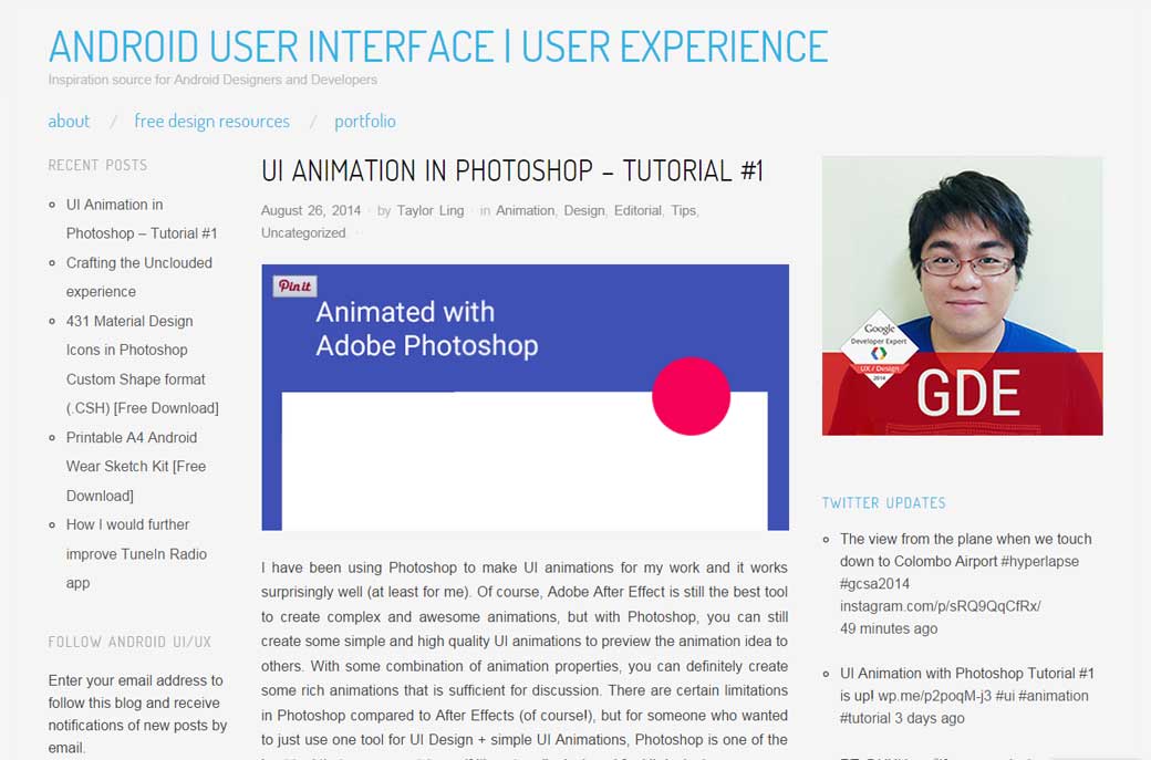 UI Animation in Photoshop – Tutorial #1