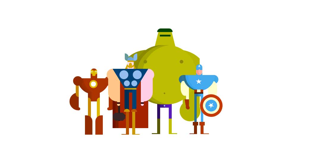 avengers en CSS