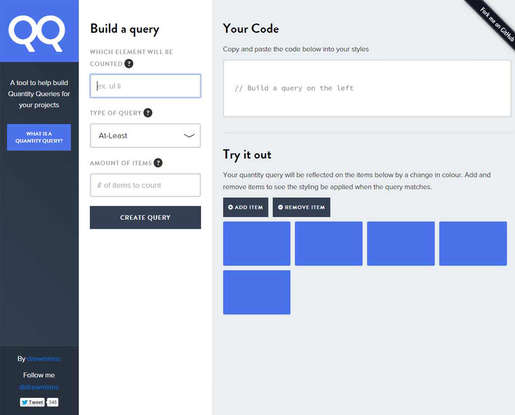 Quantity Queries Builder