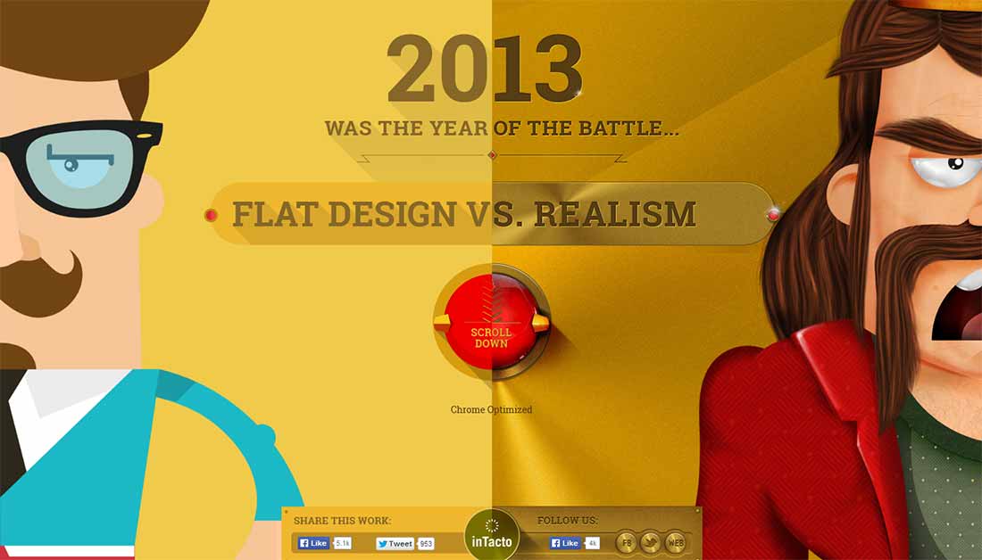 Flat VS Realism 