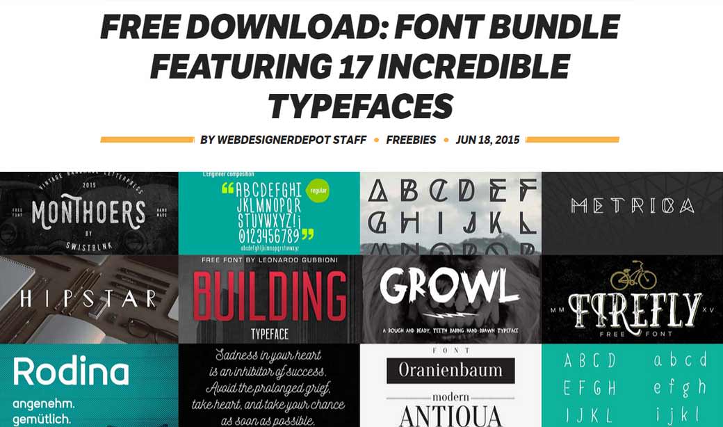 free fonts