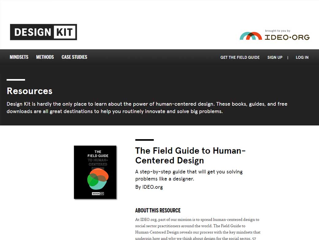 The Field Guide to Human-Centered Design