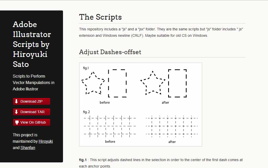 Adobe Illustrator Scripts by Hiroyuki Sato