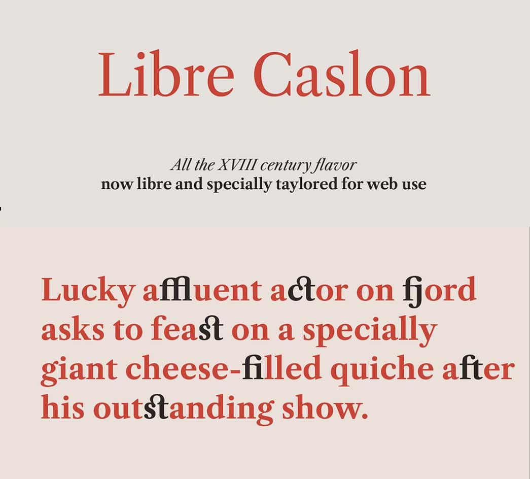 Libre Caslon