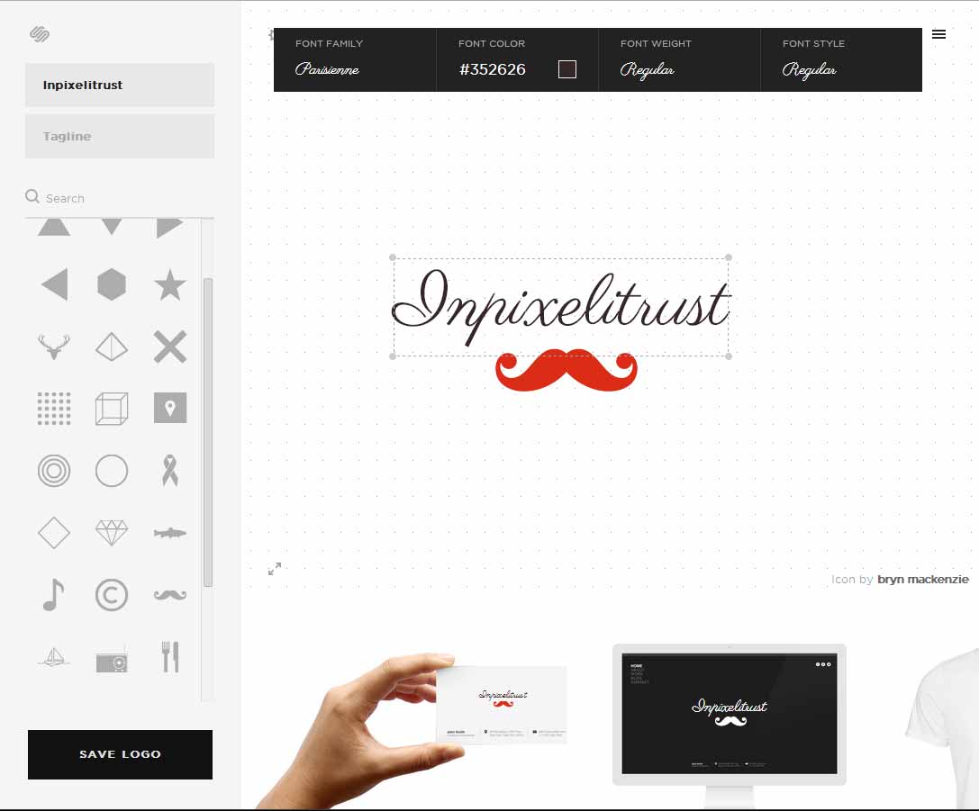 Logo par Squarespace