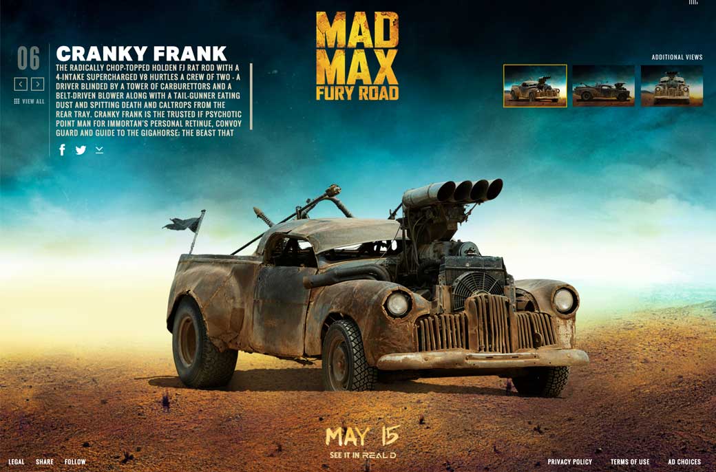 Vehicleshowcase.madmaxmovie.com 