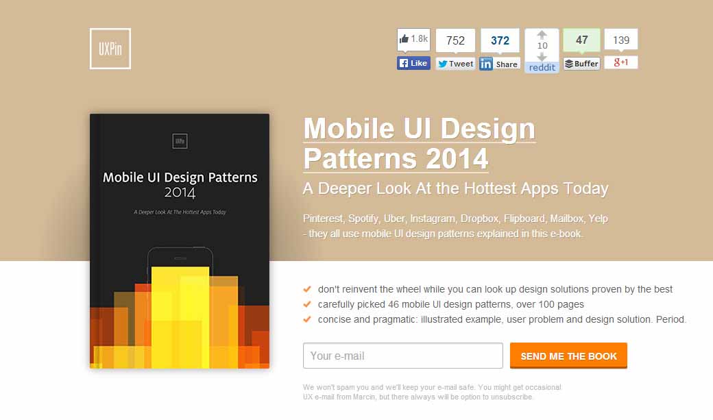 Mobile UI Design Patterns 2014