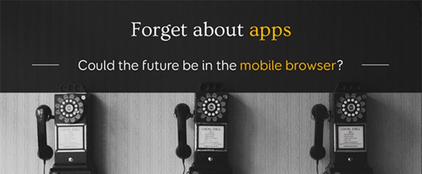 Forget about apps, could the future be in the mobile browser? - My Nightlybuild 2016 Conference