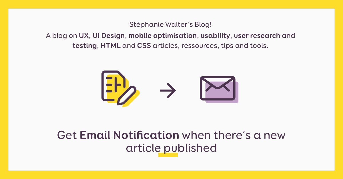 Get Email notificiation when there's a new article published