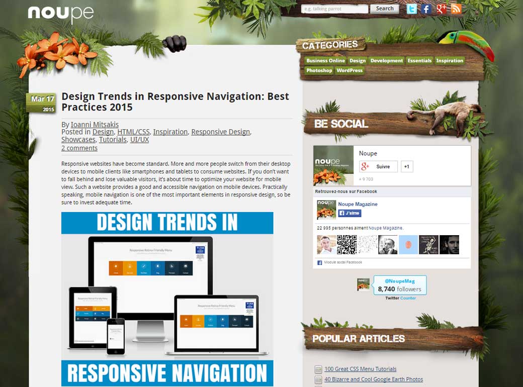 Design Trends in Responsive Navigation: Best Practices 2015