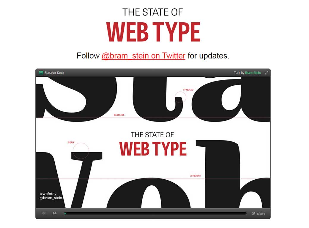 The State of Web Type